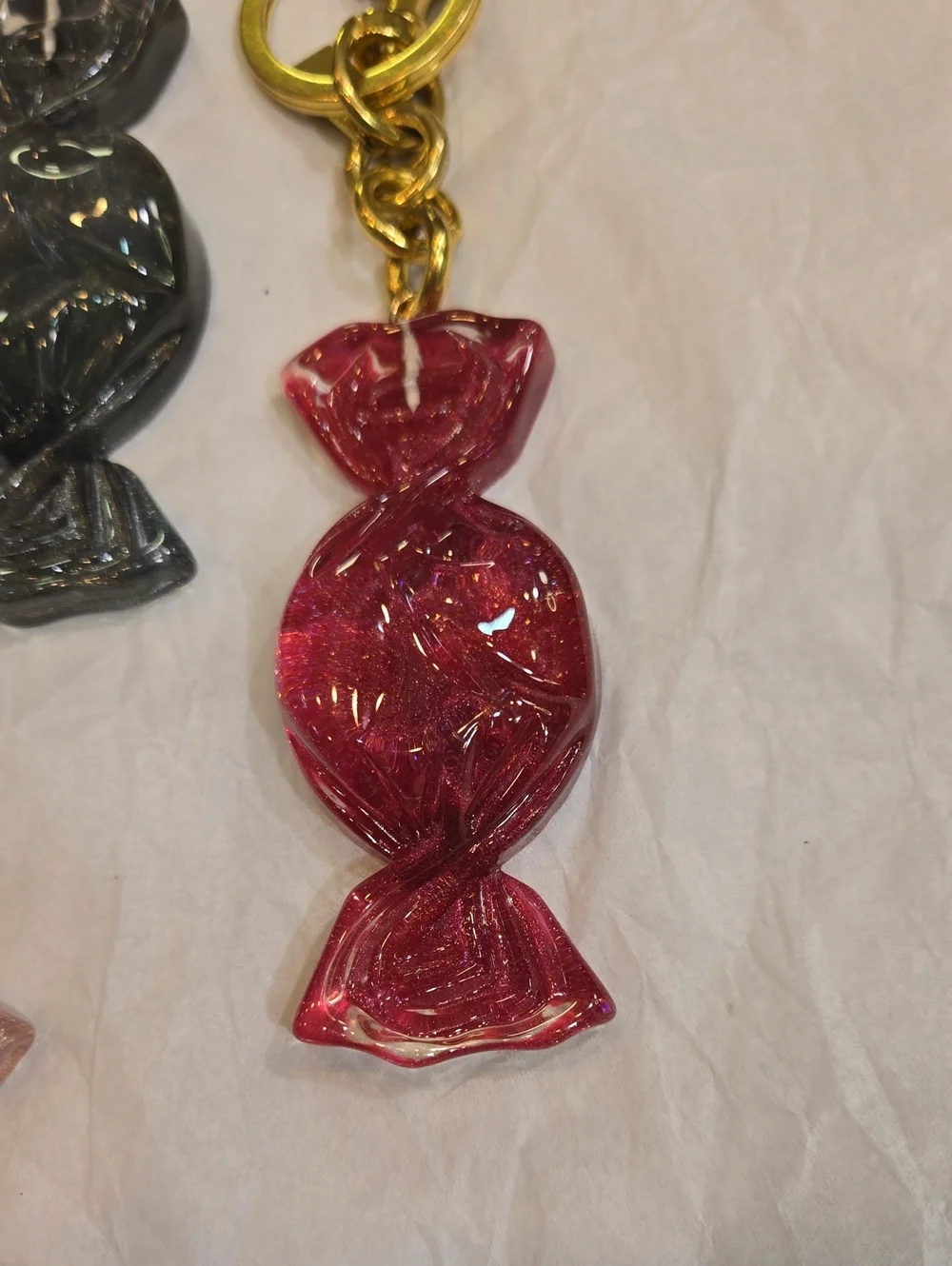 NWOT - Statement CANDY Charm / Key Holder